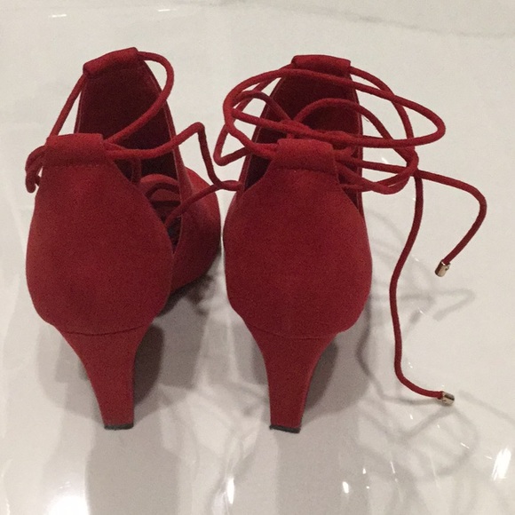 Aldo wedge lace up heels - Picture 3 of 3